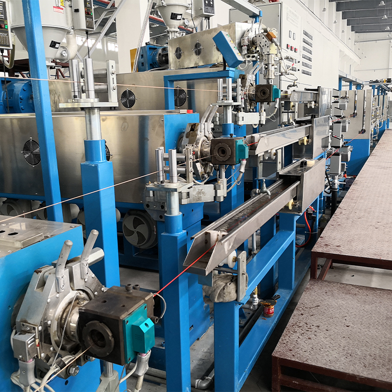 Extrusora de cabo de alto desempenho PE PVC totalmente automática